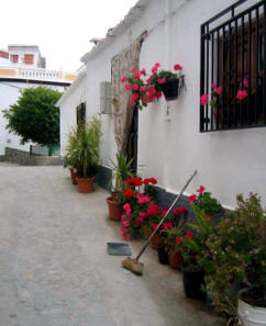 Calle de Soport�jar en La Alpujarra de Granada (Foto de la Mancomunidad)