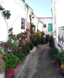 Calle de Lobras en La Alpujarra de Granada
