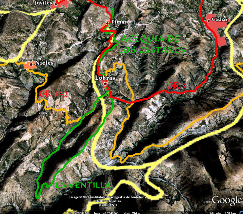 Senderismo en Lobras 