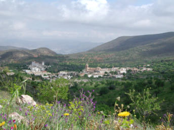 Panor�mica de Tur�n en La Alpujarra de Granada