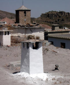 Iglesia de Juviles en La Alpujarra de Granada